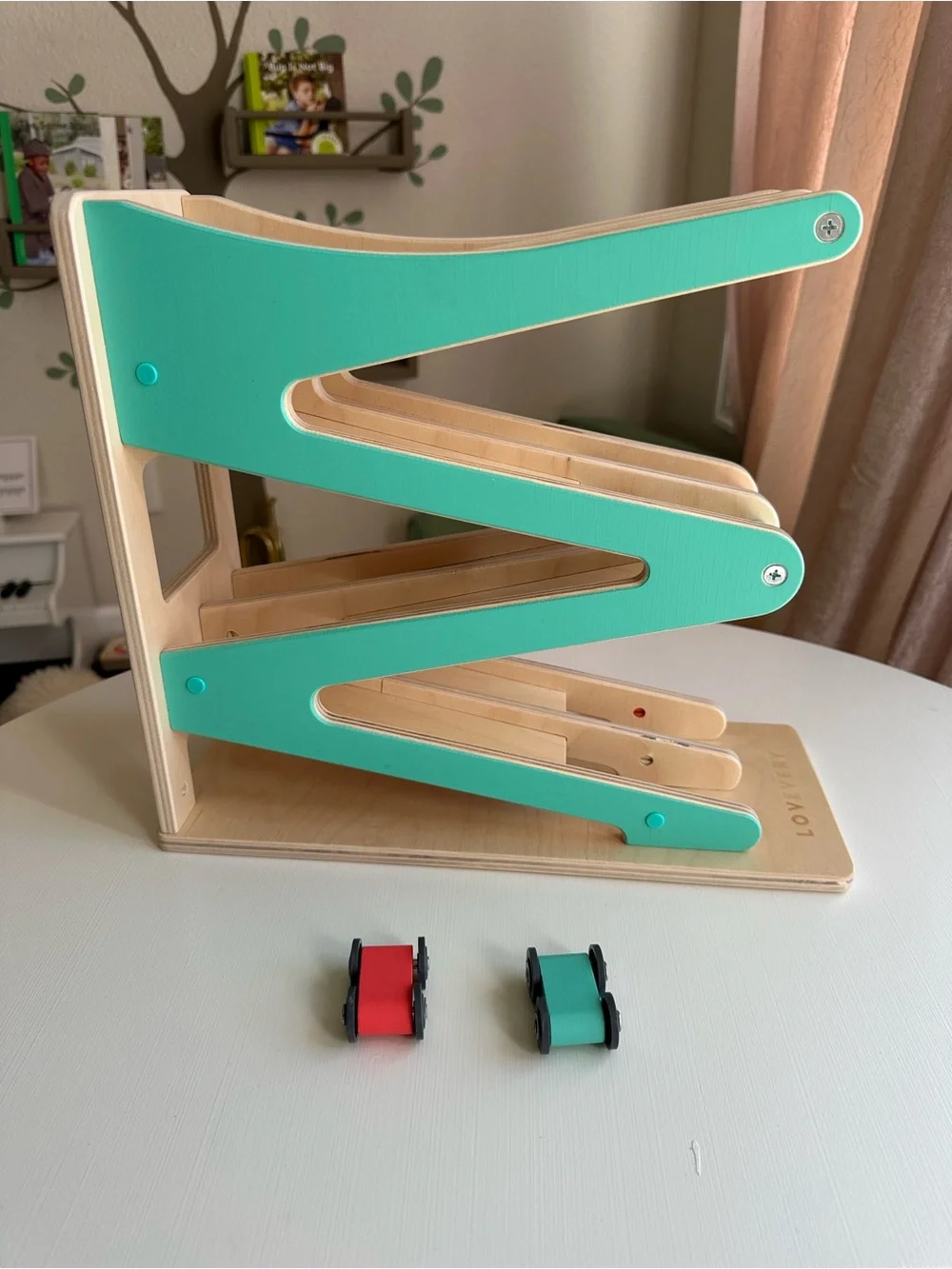 Lovevery | Race and Chase Ramp from the Adventurer Playkit